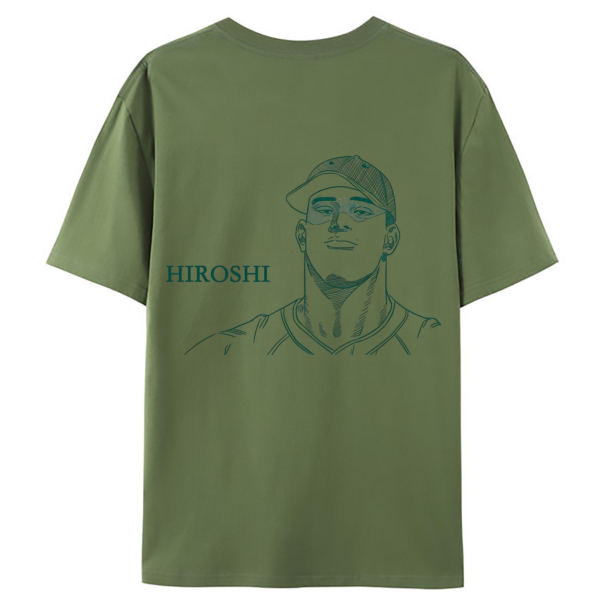 （画像用） SLAM DUNK／スラムダンク 綿100％ メンズ半袖Tシャツ（バックプリント） 通気性
